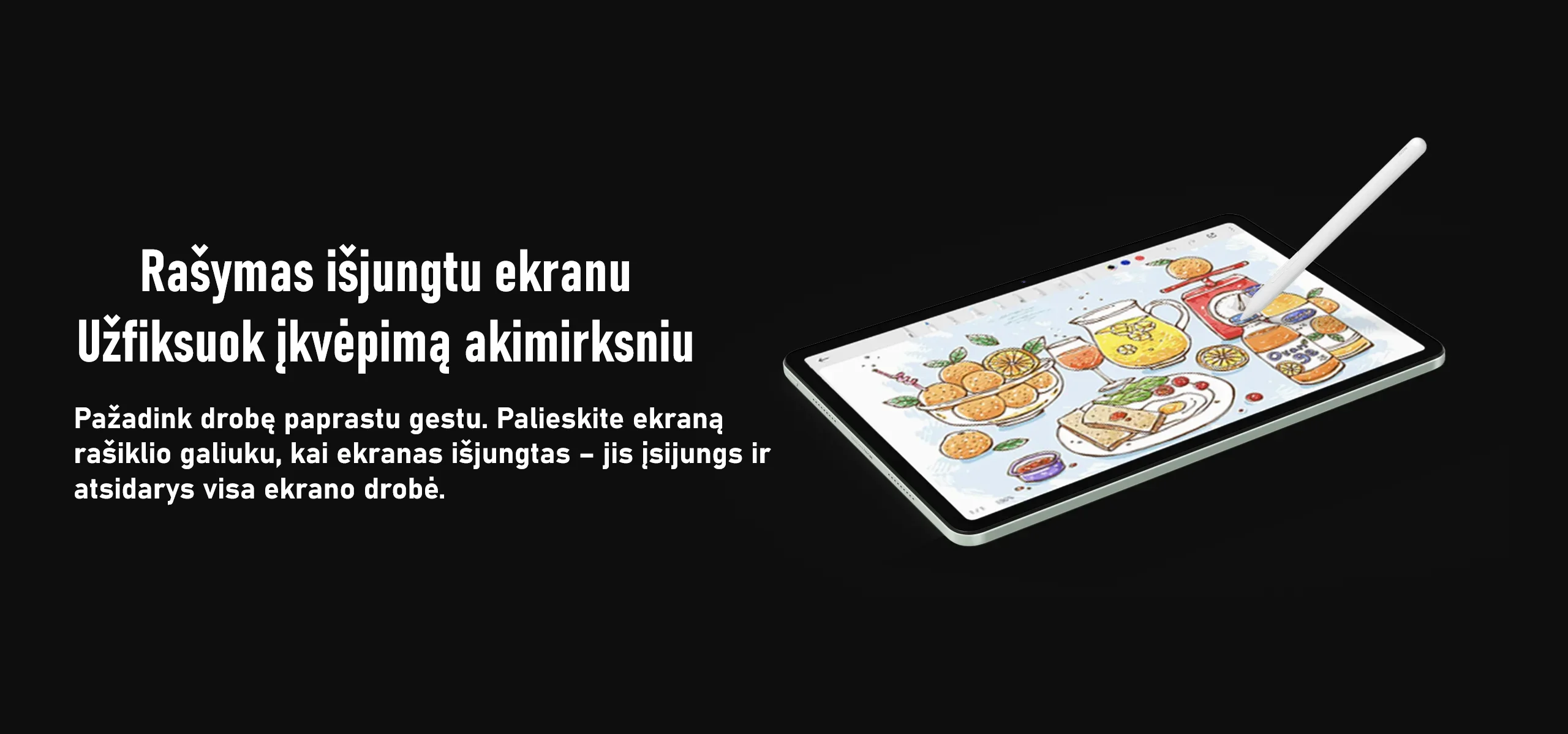 Xiaomi Redmi Smart Pen 1S, balta, 8 nuotrauka